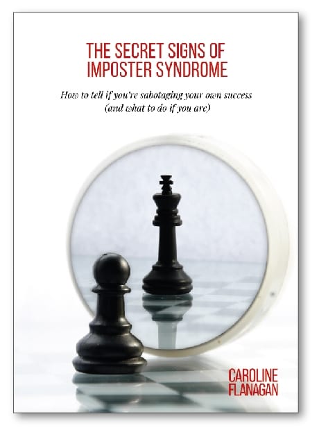 Book cover - The secret signs of Imposter Syndrome